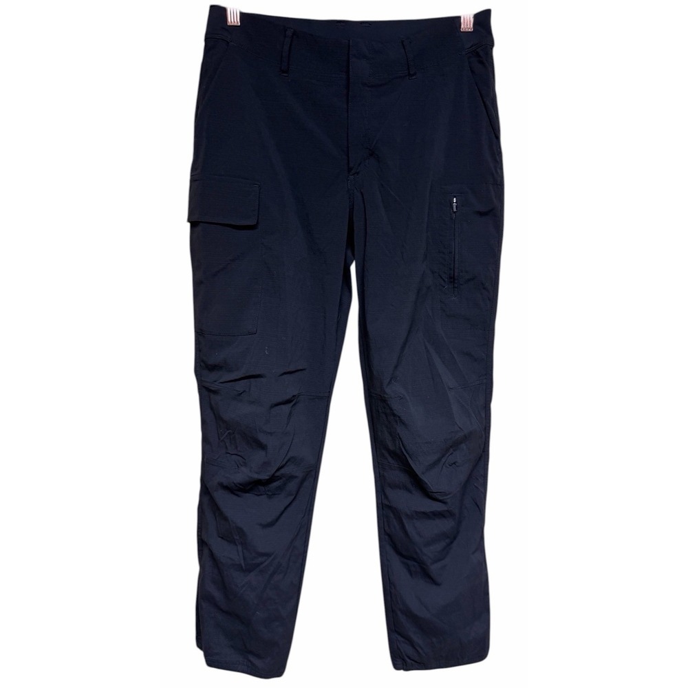 Athleta Trekkie Utility Cargo Pants Black Jogger Hiking Travel Women's Size 10